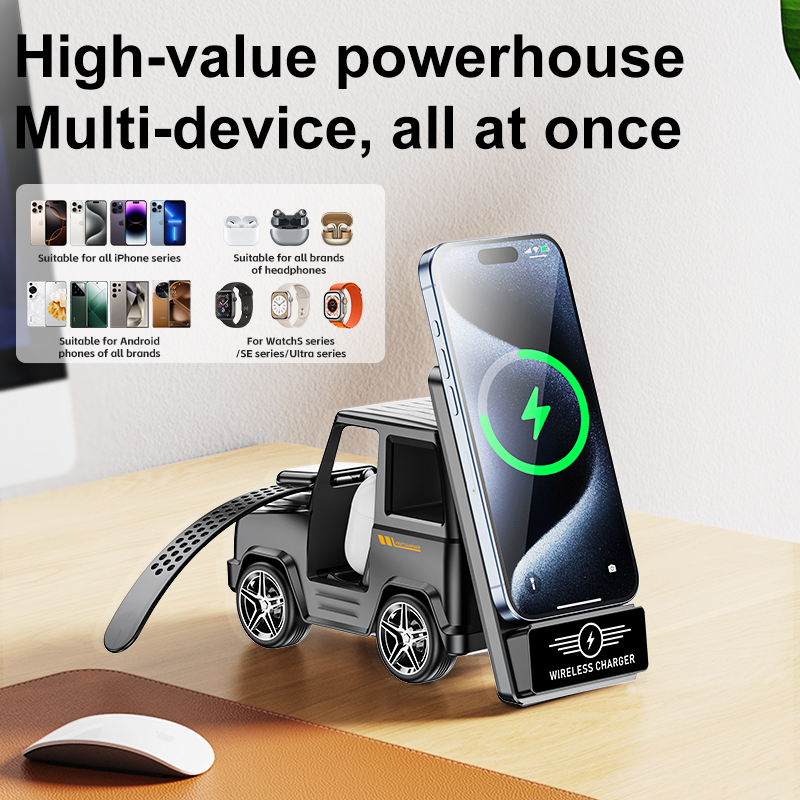 Smartwatch X - Multifunktionales kabelloses Ladegerät 3-in-1 für iPhone16-11
