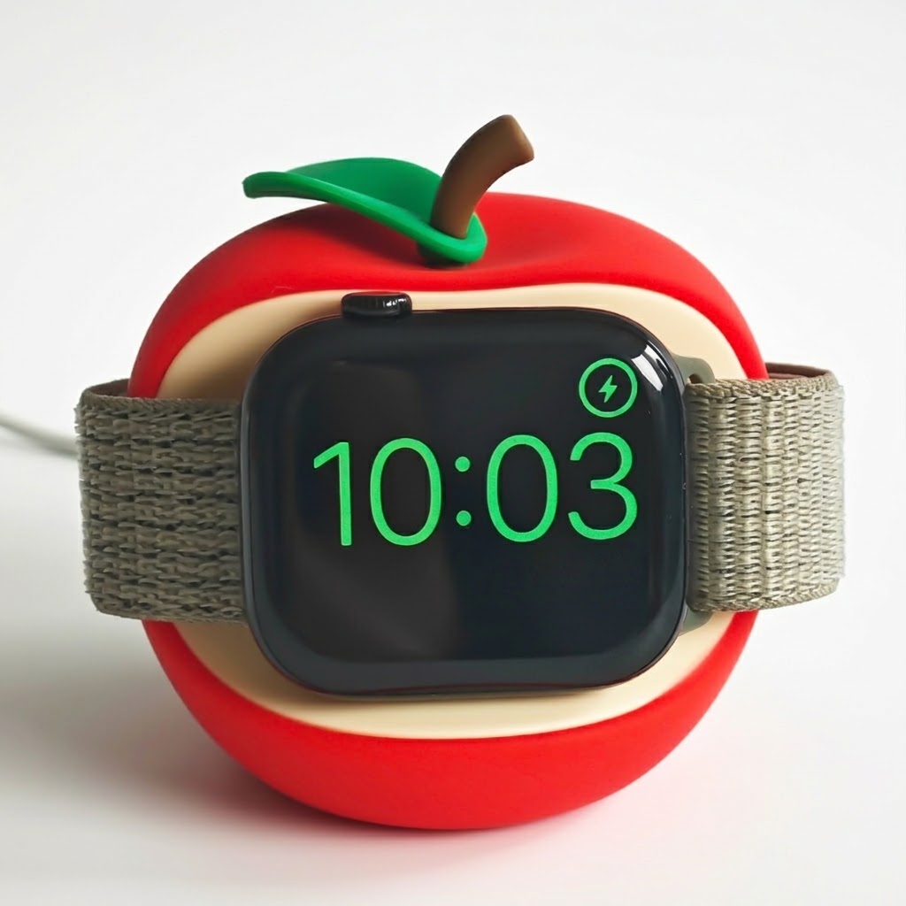 Watch Charging Dock - Silikon-Ladeständer für Apple Watch Serie 11/10/9/8/7/6/SE/5