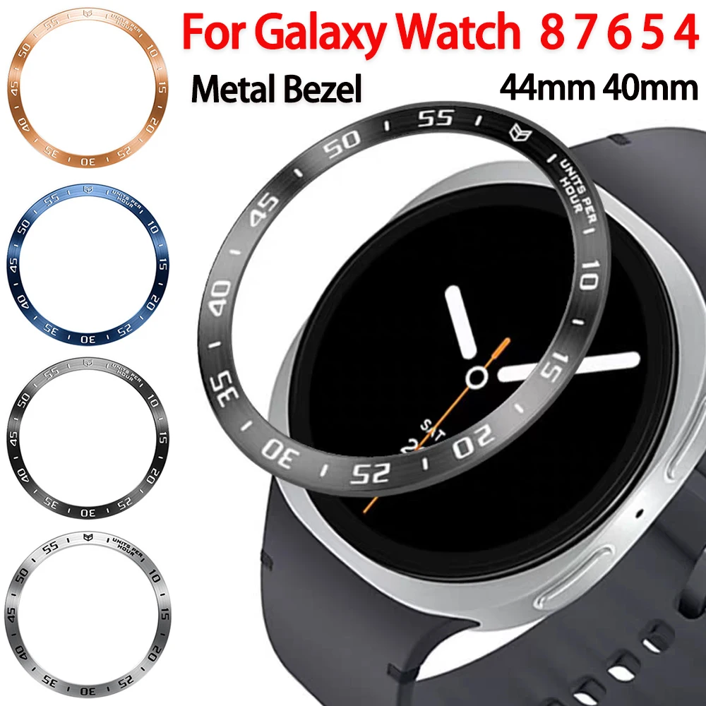 Accessories For Galaxy Watch 5 - Metall-Lünettenring für Samsung Galaxy Watch 8,