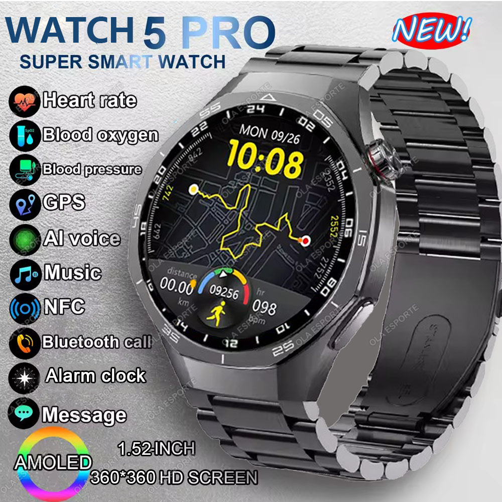 Smartwatch Face - Neue Watch 5 Pro Smartwatch 1,53