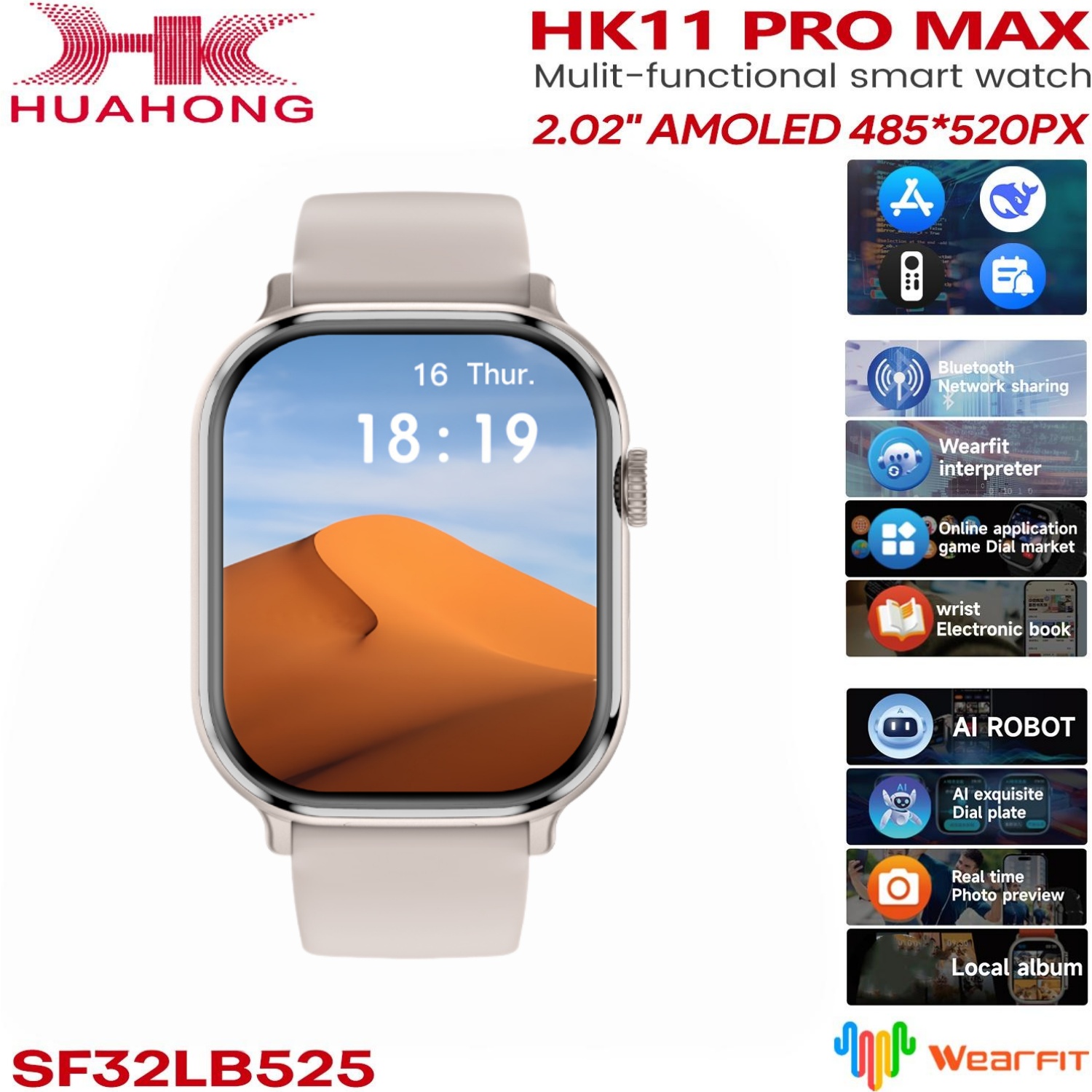 Smartwatch Nexus - Original HK11 Pro MAX Smartwatch AMOLED