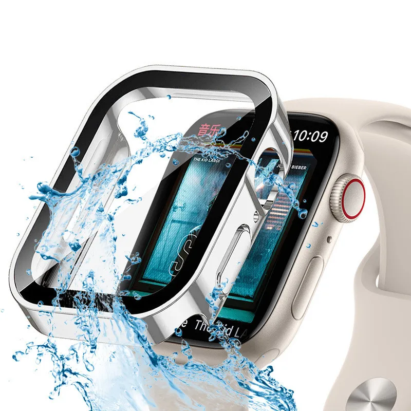 Smartwatch Case - Wasserdichter harter PC-Displayschutz für Apple Watch