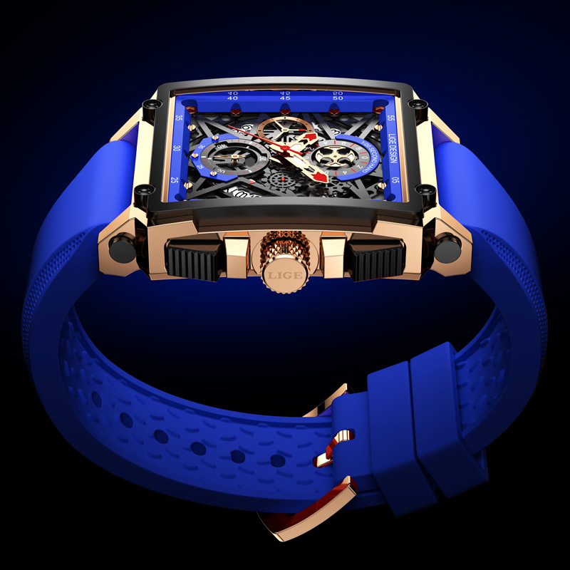 Lige Herren Sport Chronograph  – Silicone Band Replacement Bewertung und Preis