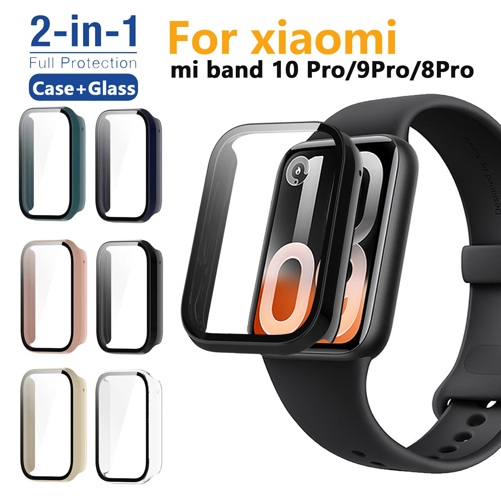 Hülle+Glas für Xiaomi Mi Band  – Xiaomi Smartwatch Accessories Bewertung und Preis
