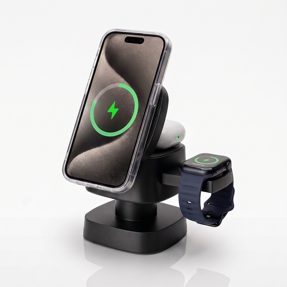 Qi2.2 25W 4-in-1 Magnetisches  – Wireless Charger Watch Bewertung und Preis