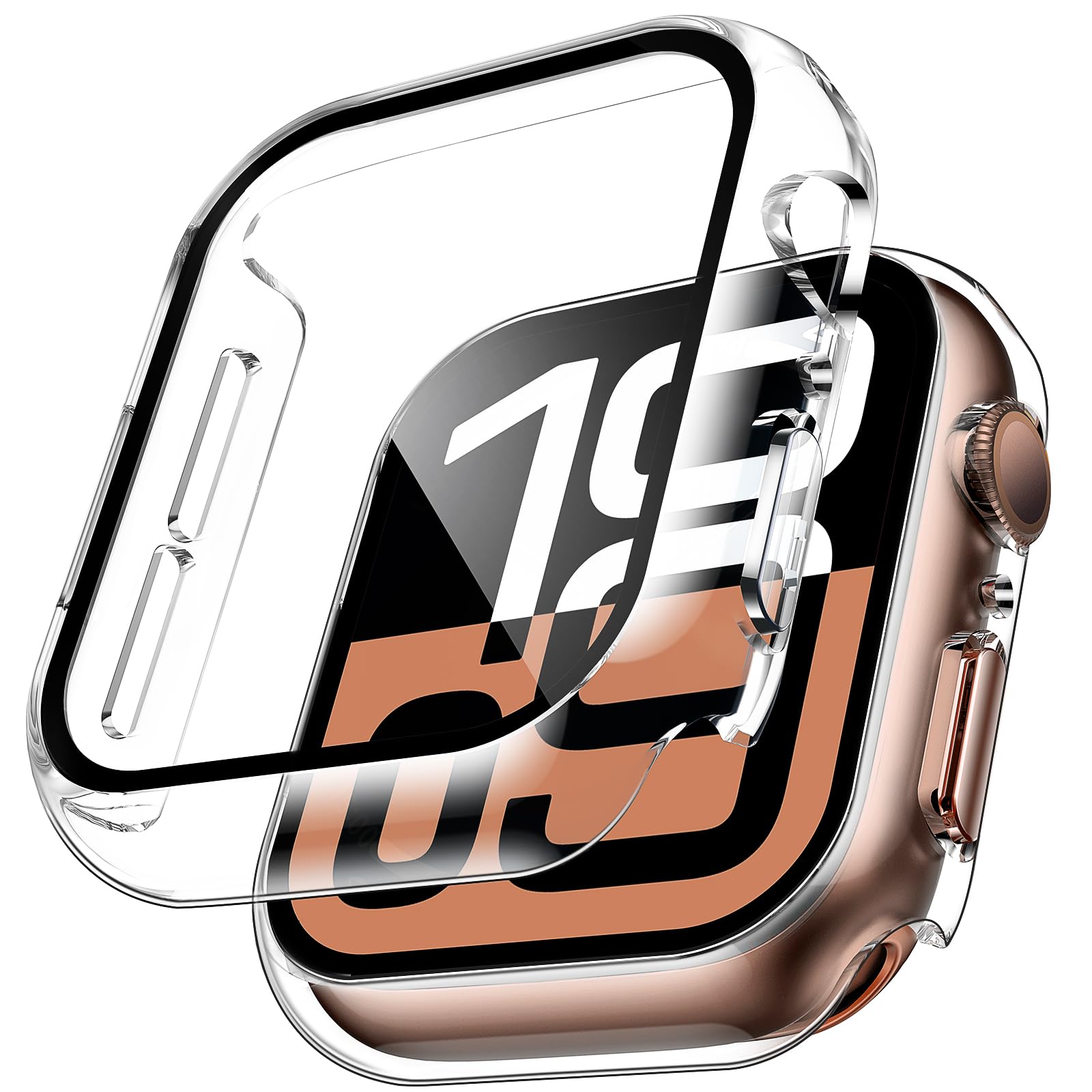 2 stücke Gehärtetem Glas Fall  – Smartwatch Case Bewertung und Preis