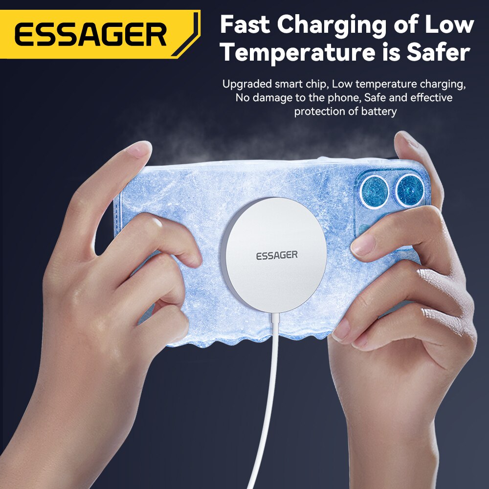 Essager 15w magnetische qi kab – Wireless Charger Watch Bewertung und Preis