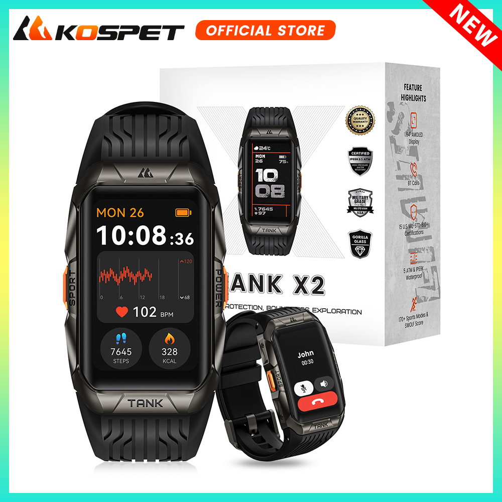 KOSPET TANK X2 Smartwatch für  – Smartwatch Face Bewertung und Preis