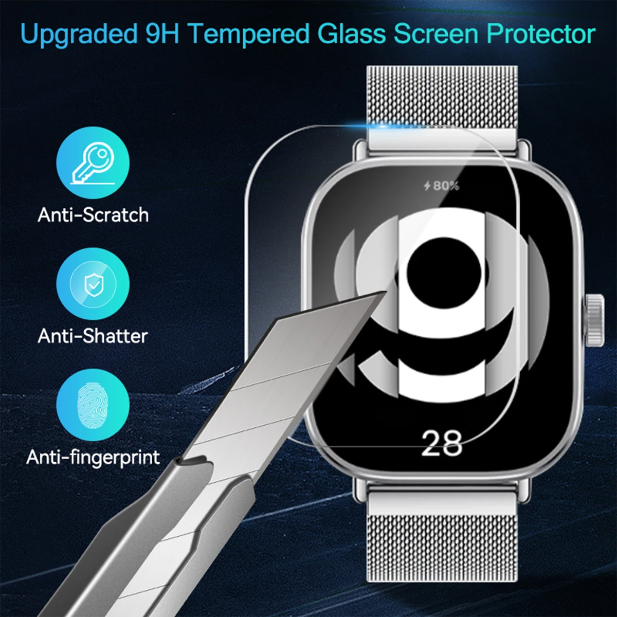 Gehärtetes Glas für Xiaomi Red – Smartwatch Icon Bewertung und Preis