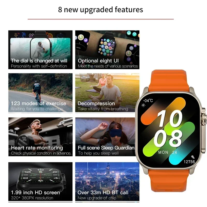 Neue Serie 9 Smartwatch PK HK8 – Smartwatch Nexus Bewertung und Preis