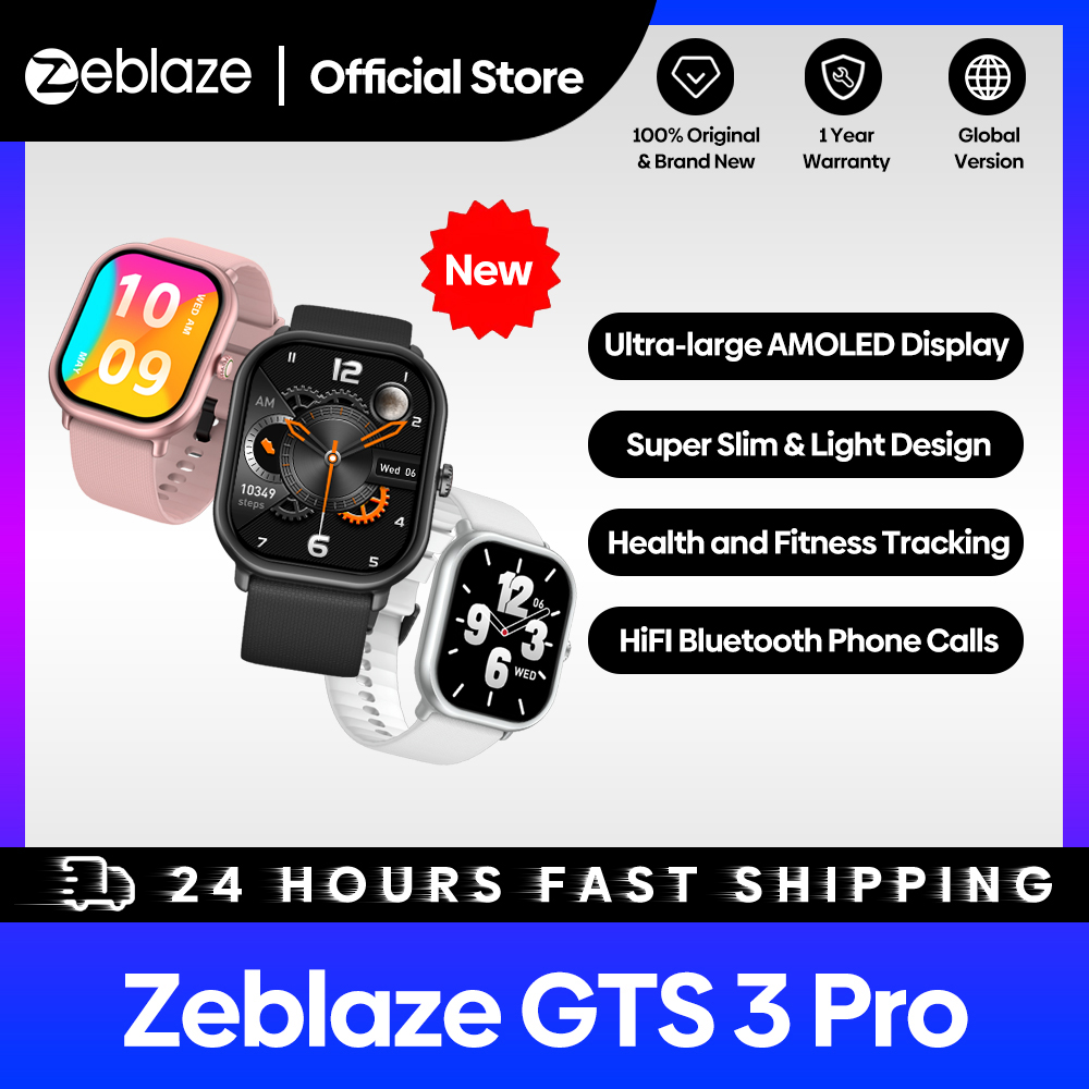 Neue Zeblaze GTS 3 Pro Smartwa – Smartwatch Face Bewertung und Preis