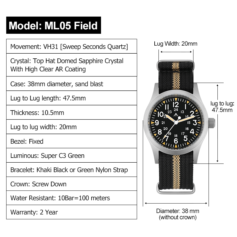 Militado ML05 Vintage-Uhr VH31 – Smartwatch Nexus Bewertung und Preis