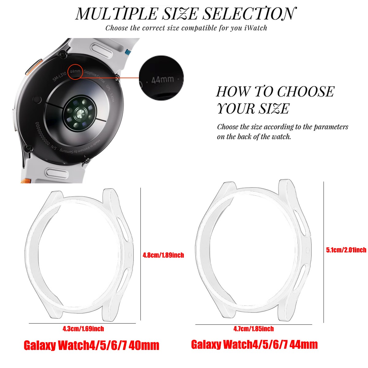 Hülle für Samsung Galaxy Watch – Accessories For Galaxy Watch 5 Bewertung und Preis
