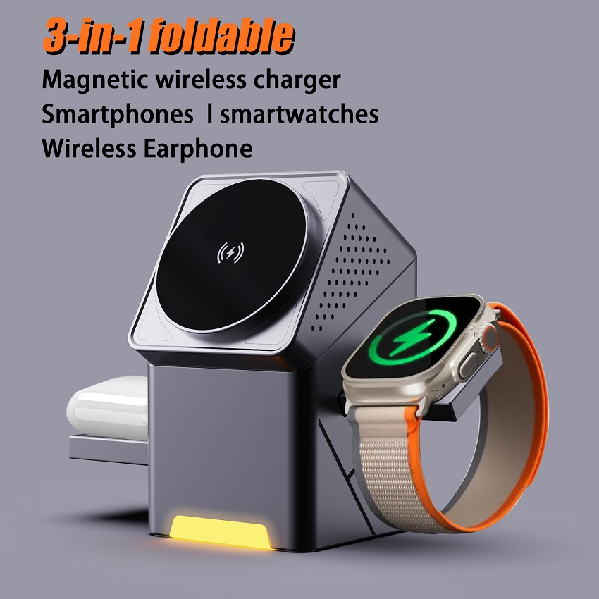 3-in-1 Magnetisches Kabelloses – Wireless Charger Watch Bewertung und Preis